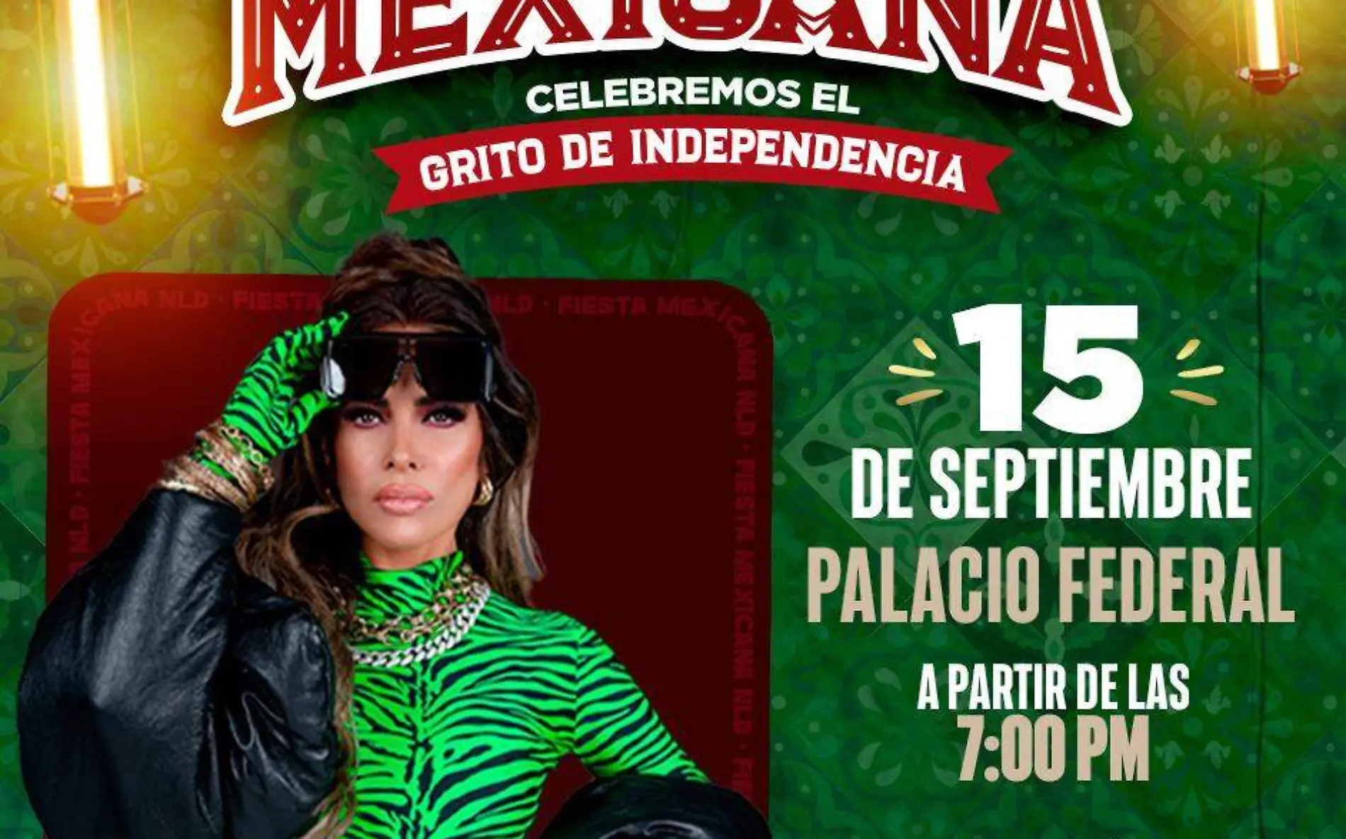 Anuncian concierto gratuito de Gloria Trevi en Nuevo Laredo, Tamaulipas